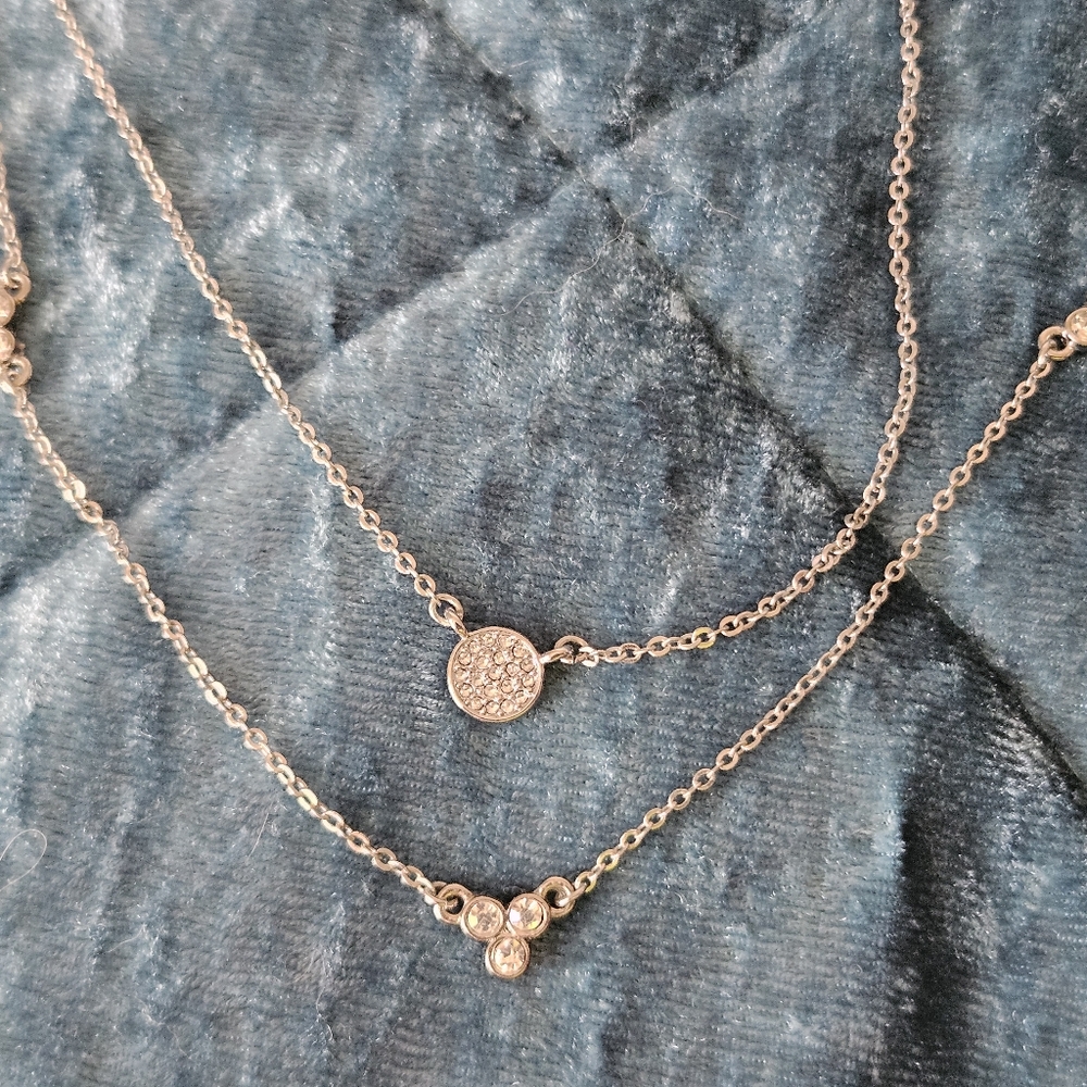 Chloe + Isabel Pavé Circles Layering Necklace